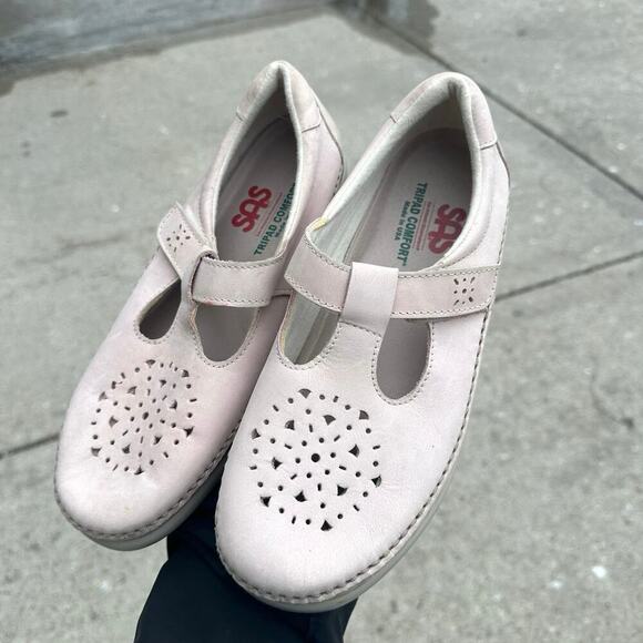 SAS Women's Willow‎ EZ Strap Walking Shoe Slip On Loafers Size 10 Pink - Picture 6 of 11